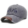 Unisex Baseball Cap M Letter Embroidery Dad Hat Women Men Outdoor Washed Cotton Cap