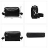 Whatna Leather Mini Second Mini Shoulder Waist Belt Pouch with Shoulder Perfect for Formal and Special 9936 Men's Bag, 3-Way Clutch, Handbag, Bag,