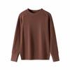 450g Thickened Cashmere Protein Raglan Sleeve Sweatshirt - Women's Warm Round Neck Top