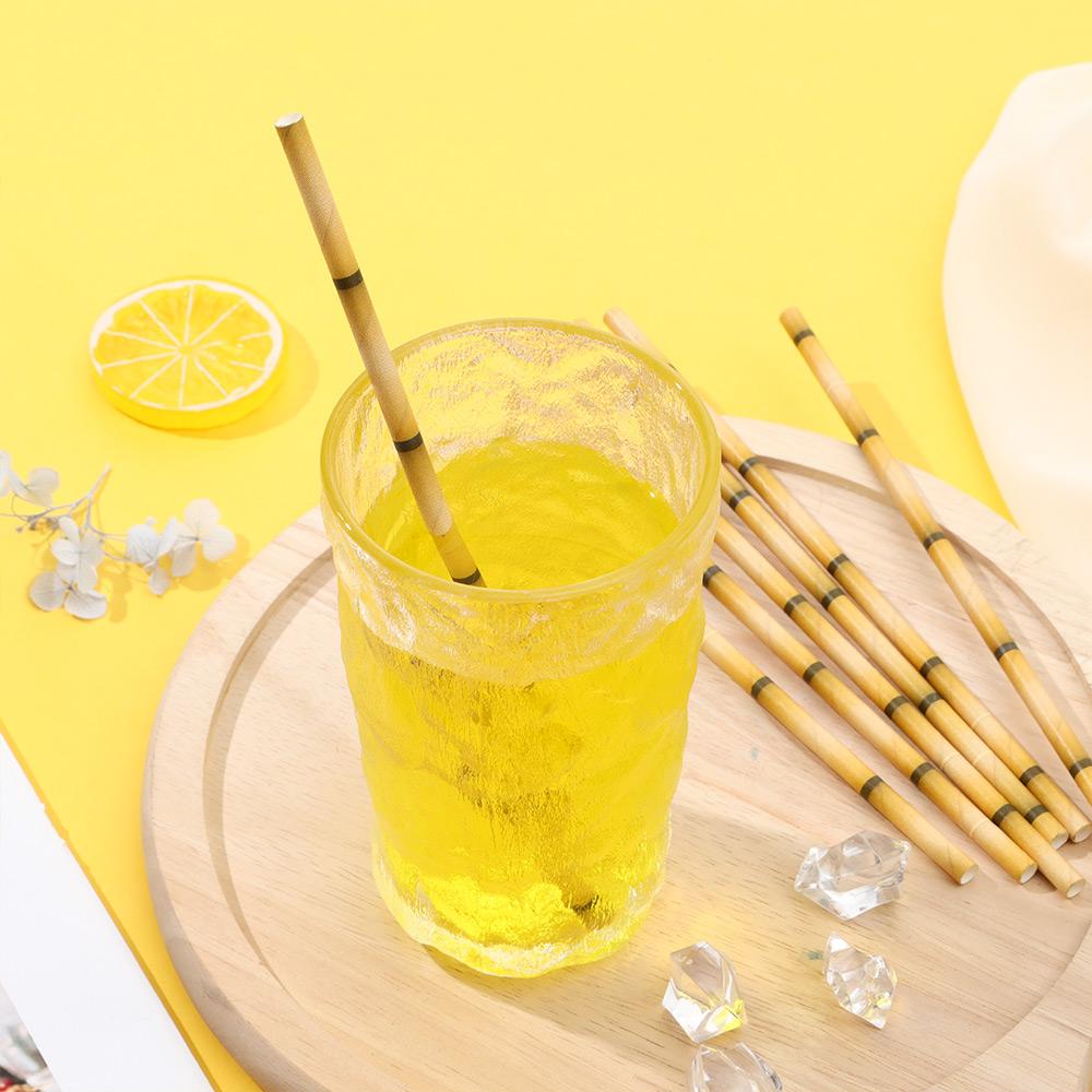 25pcs Reusable Wedding Cocktail Drink Drinking Tubes Paper Tubes Party Supplies Bamboo Straws