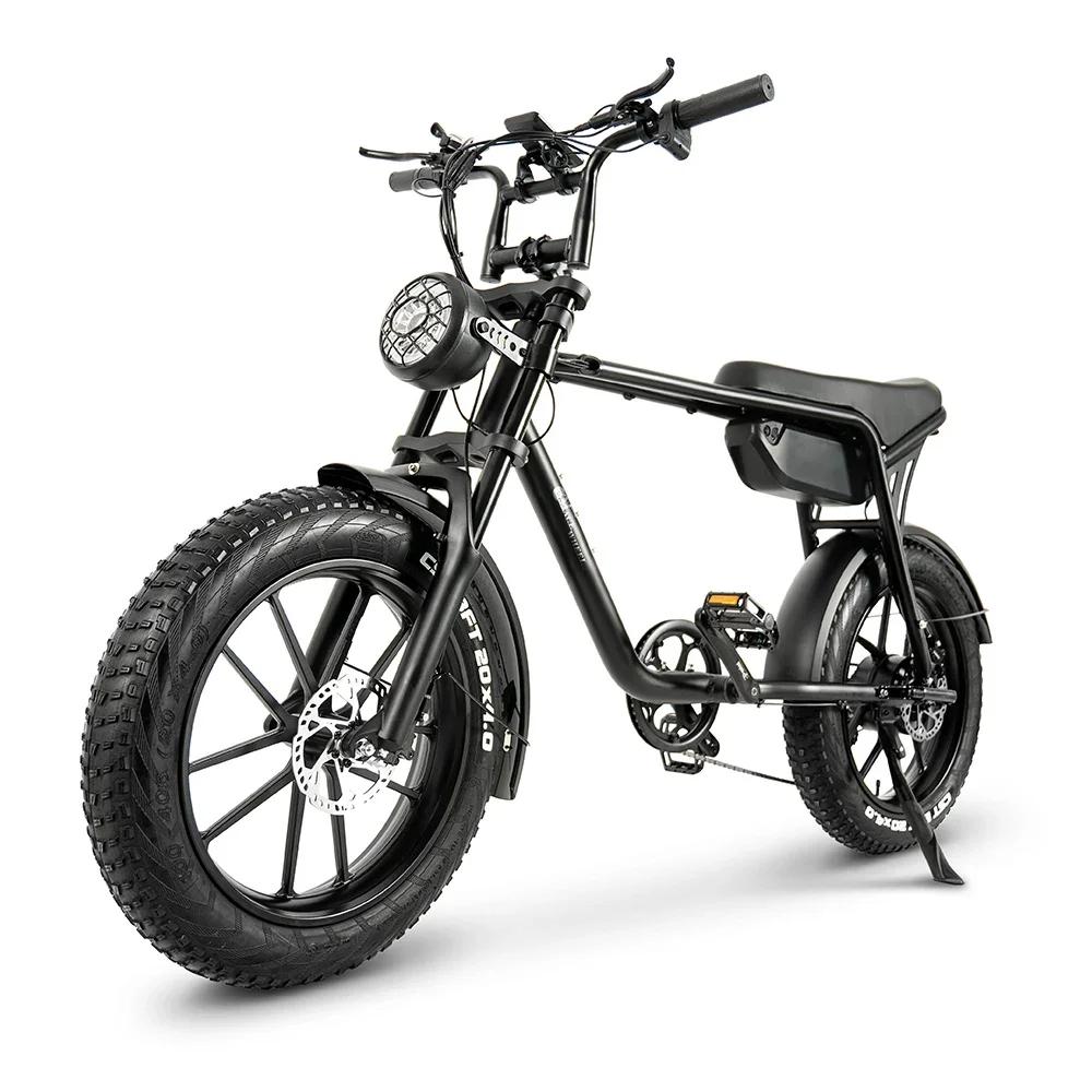CMACEWHEEL K20 Electric Bike 20“ Fat Tire E-bike 54V 17Ah Battery 7-Speed E MountainBike Men & Women Torque 70N.m