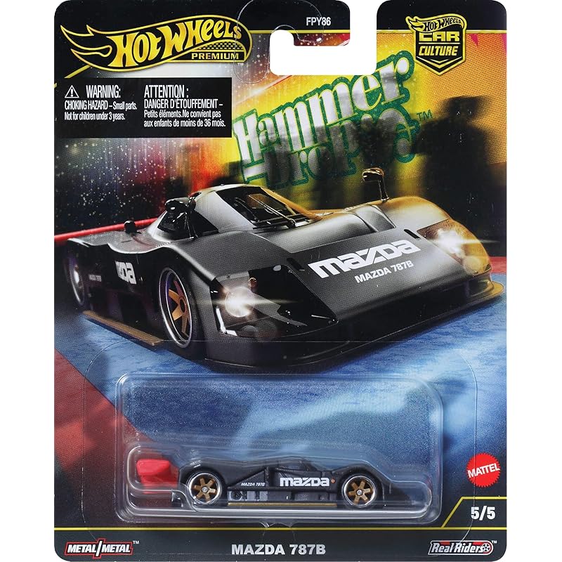 Колеса Hot Wheels) автомобиль культура молоток падение mazda 787B игрушки автомобиль мини-машина от 3 лет черный HRW08