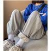 Trendy Korean-Style Autumn/Winter Women's Loose Jogger Pants, Anti-Pill Casual All-Match Sweatpants