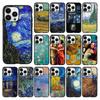 Чехол для телефона «Винсент Ван Гог Звезда Ночь» для Iphone 14 13 12 11 Pro Max X Xs Max Xr Mini Se 7 8 Plus, черный чехол Funda Coque