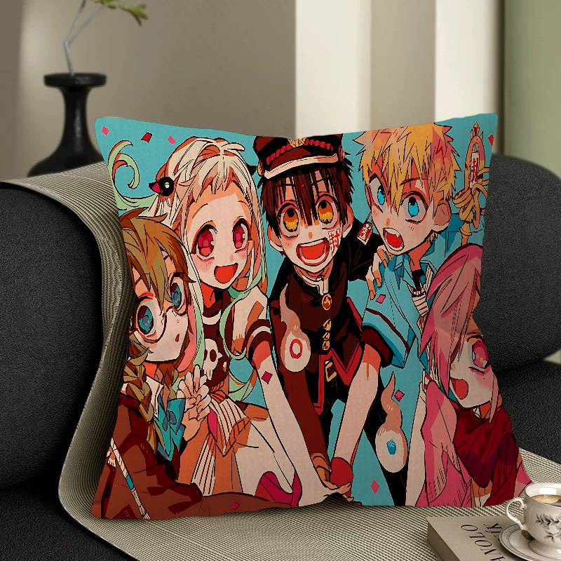 Anime Toilet-Bound Hanako Kun Lucky Dragon Pillow Cover Sofa Cushion Cover Home Room Decoration Children Gift