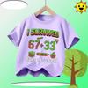 Kids I Survived 100 Days Of School Pixel Graphic TShirt Soft Cotton Wear for Boys  Girlsdf0075