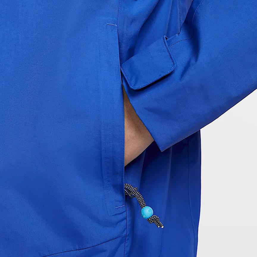 Nike ACG Storm-Fit Adv Morpho свободный крой с капюшоном на молнии водонепроницаемая ветровка женская верхняя одежда Game-Royal Summit-белый HJ0247-480