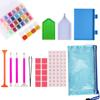 Winuin Diamond Painting Tools 5D Diamond Art 21 Sets Diamond Painting Tools Beginner Kit Point Drill Pen Diamond Plate Diamond Bag Diamond Painting