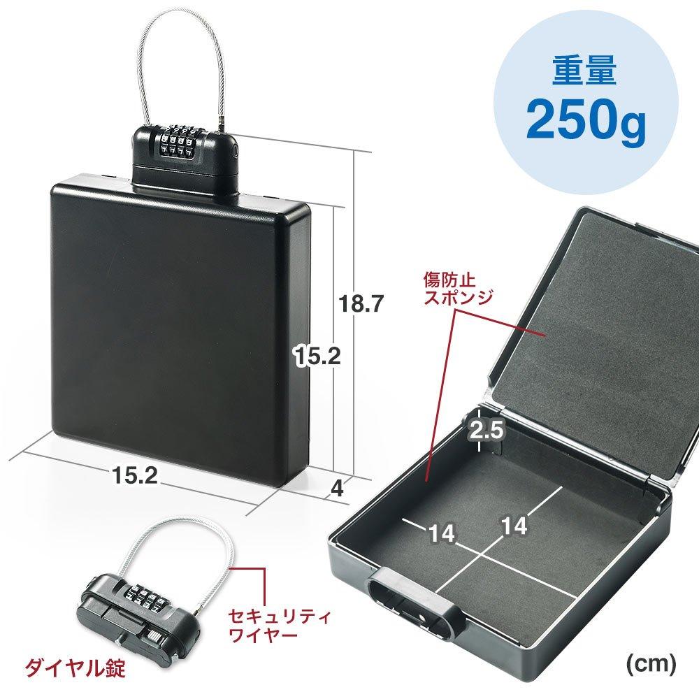Сейф E-Supply, Кодовый замок, 4-значный PIN-код, Большой размер, с тросом, для шкафов, ценностей, печатей, сберегательных книжек, Безопасность, EEX-SLRL983