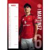 Manchester United FC 2026 A3 Wall Calendar