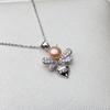 Beautiful Silver Pearl Pendant 925 Woman,Real Natural Freshwater Pearl Pendant Pendant Wife Mother Gift White