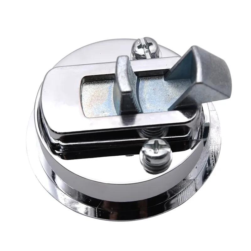 Round Non-locking Boat Marine Deck Latch Stainless Steel Boat Flush Pull Hatch Slam Latch for RV Yacht Marine