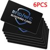 Блокирующая RFID-карту 3/6/12 шт., Одна карта защищает весь кошелек для женщин, Защита для кредитной/дебетовой карты, Антикража, Блокиратор NFC-контакта