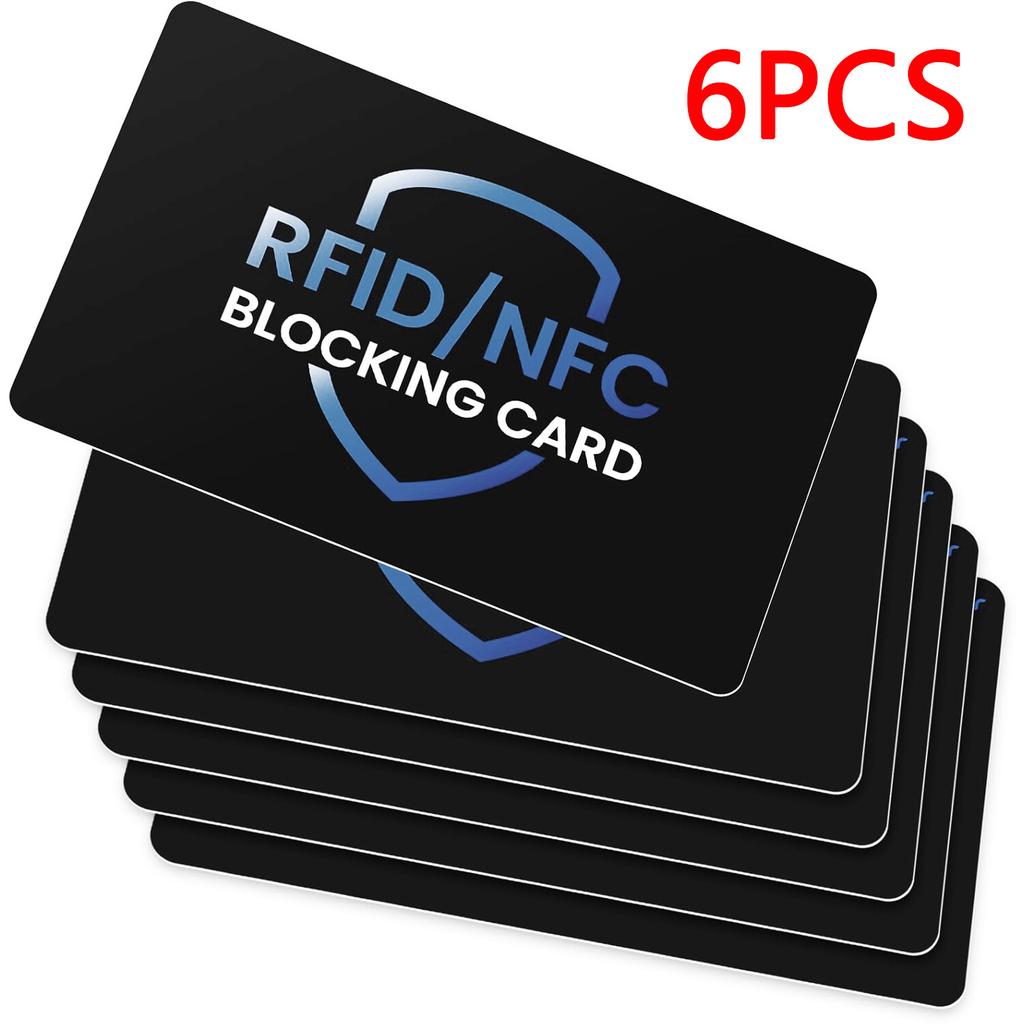Блокирующая RFID-карту 3/6/12 шт., Одна карта защищает весь кошелек для женщин, Защита для кредитной/дебетовой карты, Антикража, Блокиратор NFC-контакта