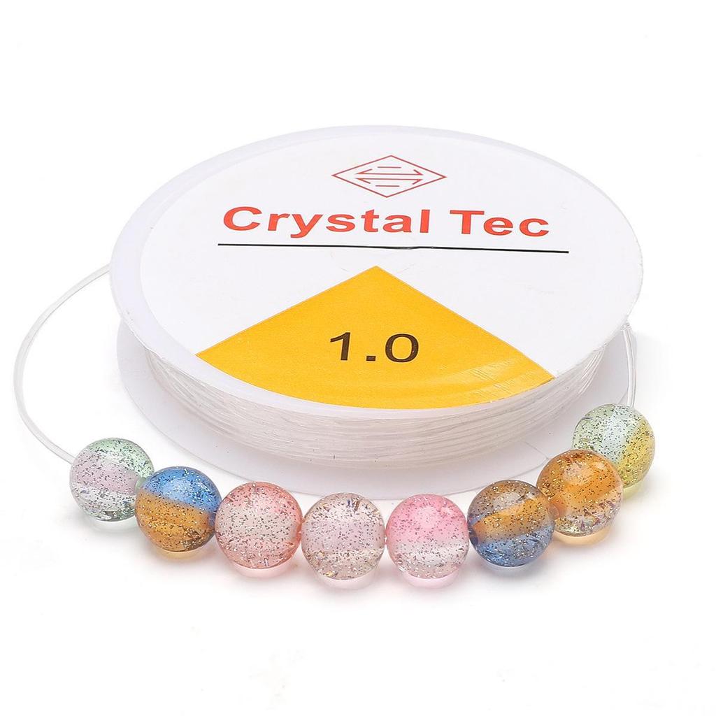 Кристаллическая нить бусины эластичный браслет ожерелье веревка DIY ювелирный материал