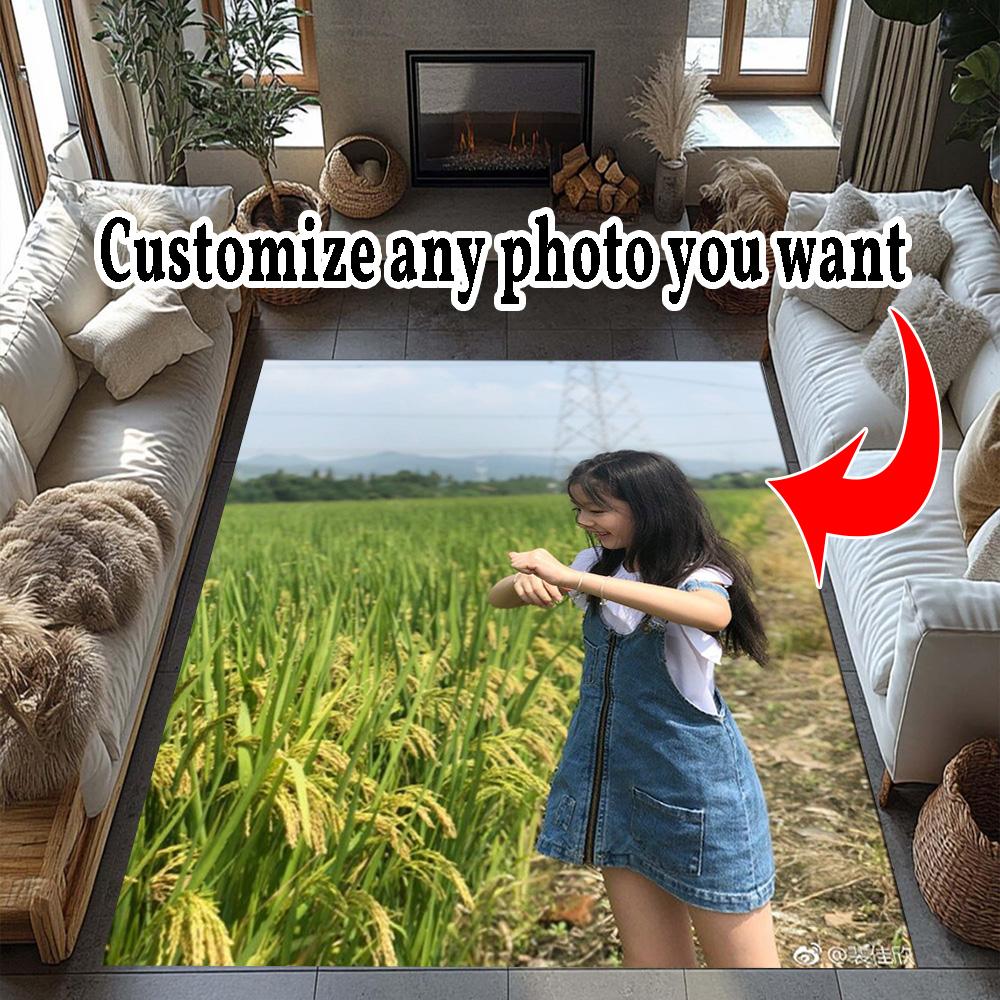 Customize Image Customize Your photo Floor Mat Design for Kitchen Dormitory Playrooms Game Room Anti-slip Rug Decorate Offices