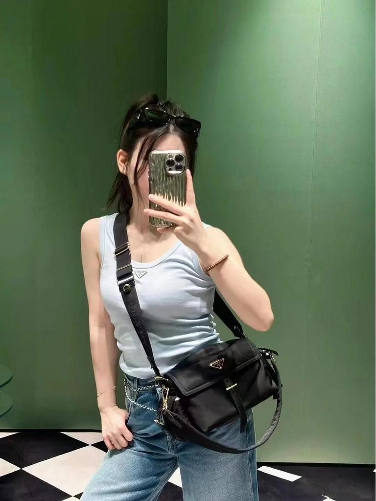 Lada House Унисекс Сумка-мессенджер для камеры из переработанного нейлона 2025: Модная, Универсальная Сумка через Плечо