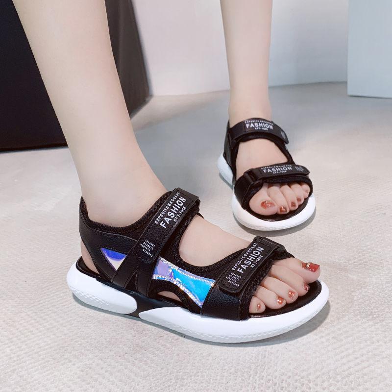 Sports Sandals Women's Non-slip Light All-match Casual Net Red Sponge Cake Thick-soled Beach Shoes Colorful Decorative Ladies Sandals