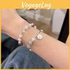 New Exquisite Chinese Heart Bracelet For Women Cat Eye Stone Charm
