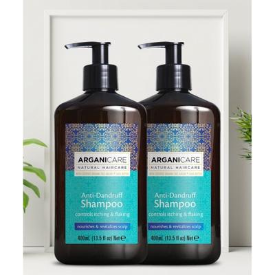Arganicare Шампунь против перхоти с аргановым маслом и маслом ши 400 мл 2