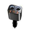 6 в 1 Выдвижное автомобильное USB зарядное устройство для мобильного телефона 200 Вт макс. Адаптер прикуривателя PD30W QC3.0 Адаптер быстрой зарядки для автомобилей 12 В-24 В