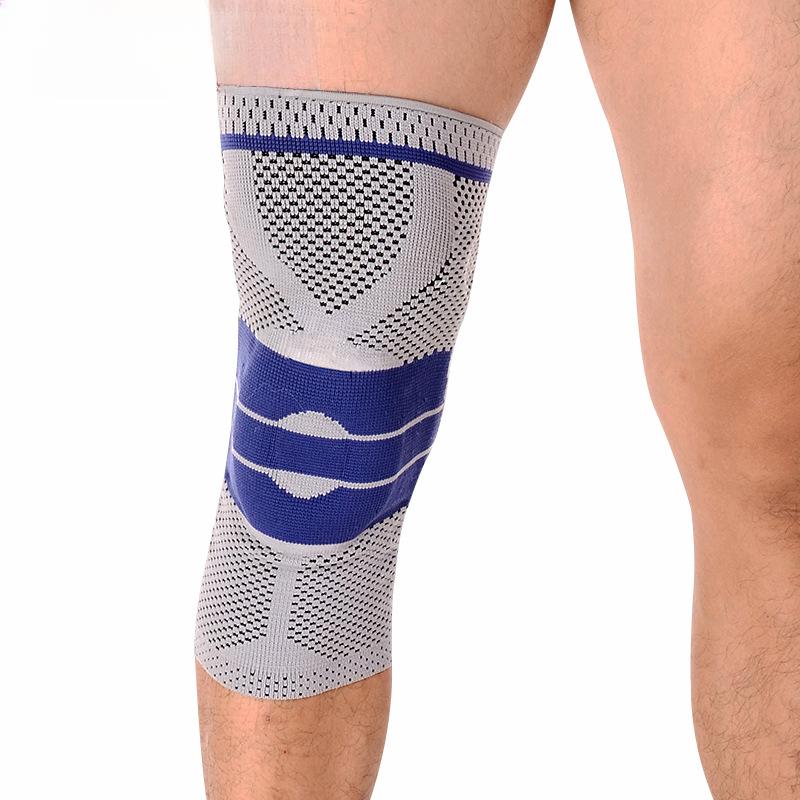 Shiwei Силиконовые пружинные наколенники, дышащие нейлоновые эластичные защитные наколенники для улицы.