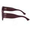 Cartier Burgundy Gradient Cat Eye Ladies Sunglasses Ct0305s 003 51