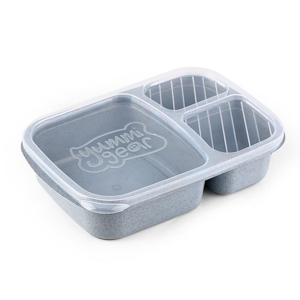 Portable Dinnerware Wheat Straw Lunchbox Lunch Box Picnic Storage Boxs Food Fruit Container