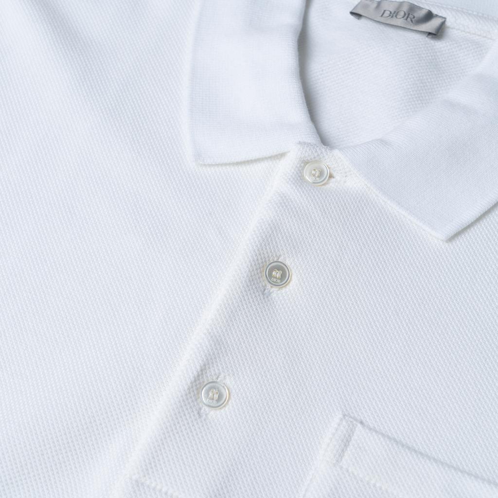 DIOR SS23 Polo Shirt Men's White 193J833A0455-C089