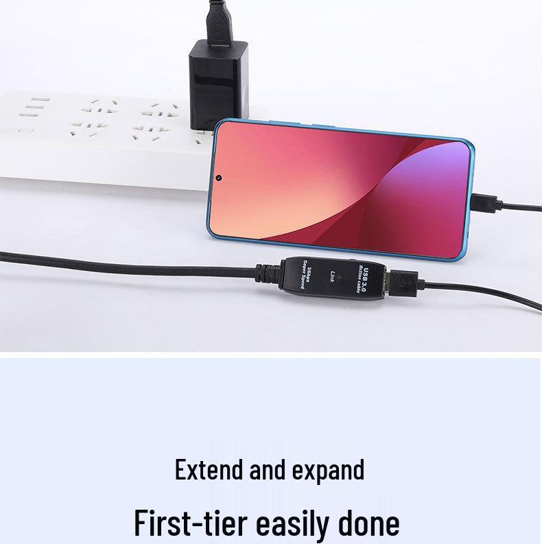 USB 3.0 Удлинительный кабель - Папа-Мама, Доступен в длинах 5 м, 10 м и 15 м для подключения компьютера к принтеру