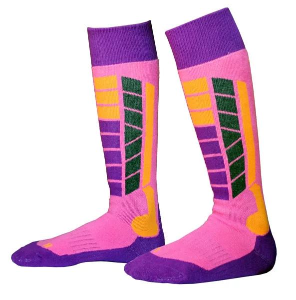 Matching Ski Socks Kids Adult Family Outdoor Sports Thickened Cotton Socks Heattech Towel Bottom Cold Protection Long Socks