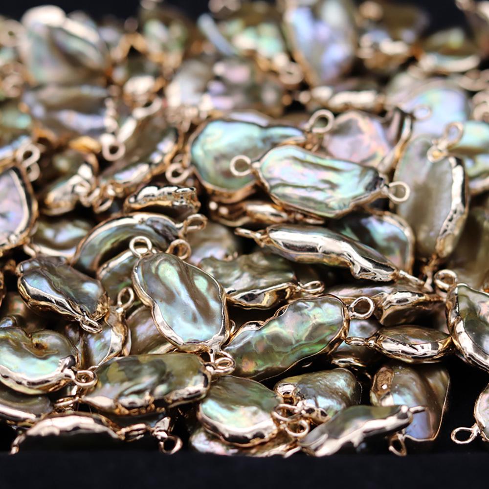 1 шт./2 шт./5 шт., нерегулярный натуральный пресноводный жемчуг, подвески из драгоценных камней для ожерелья, браслета, швейного ремесла, изготовления ювелирных аксессуаров