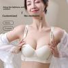 Lingerie Female Small Breasts Gathered Large Anti-sagging Support Stand Up Without Traces of Non-steel Ring Back Bra