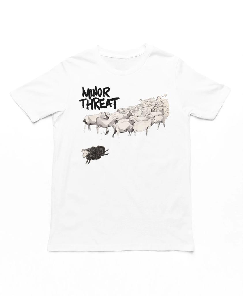 Футболка Minor Threat Out Of Step Мужская Рок-н-ролл Музыка Классическая Банда Белая