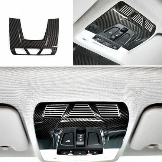 Fit For BMW 3 4 Series GT 2013- Carbon Fiber Reading Light Outer Frame 1PCS