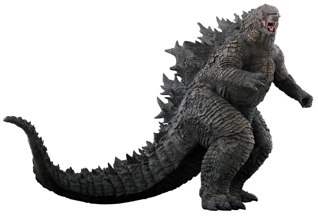 GARAGE TOY Toho Daikaiju Series ГОДЗИЛЛА ИЗ GODZILLA KONG 2021 Высота 260 мм Общая длина 390 мм Готовая фигурка из окрашенного ПВХ X-Plus VS. ок.