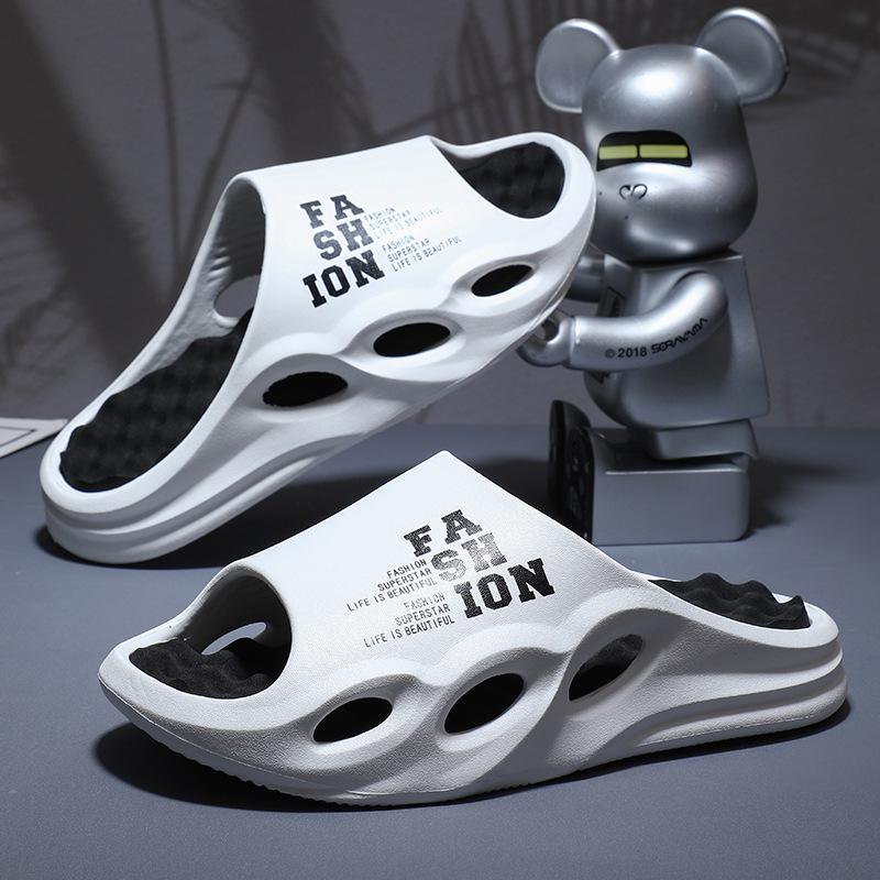 Мужские уличные шлепанцы на толстой подошве: Удобные, износостойкие, легкие спортивные сандалии для использования в помещении/на улице.