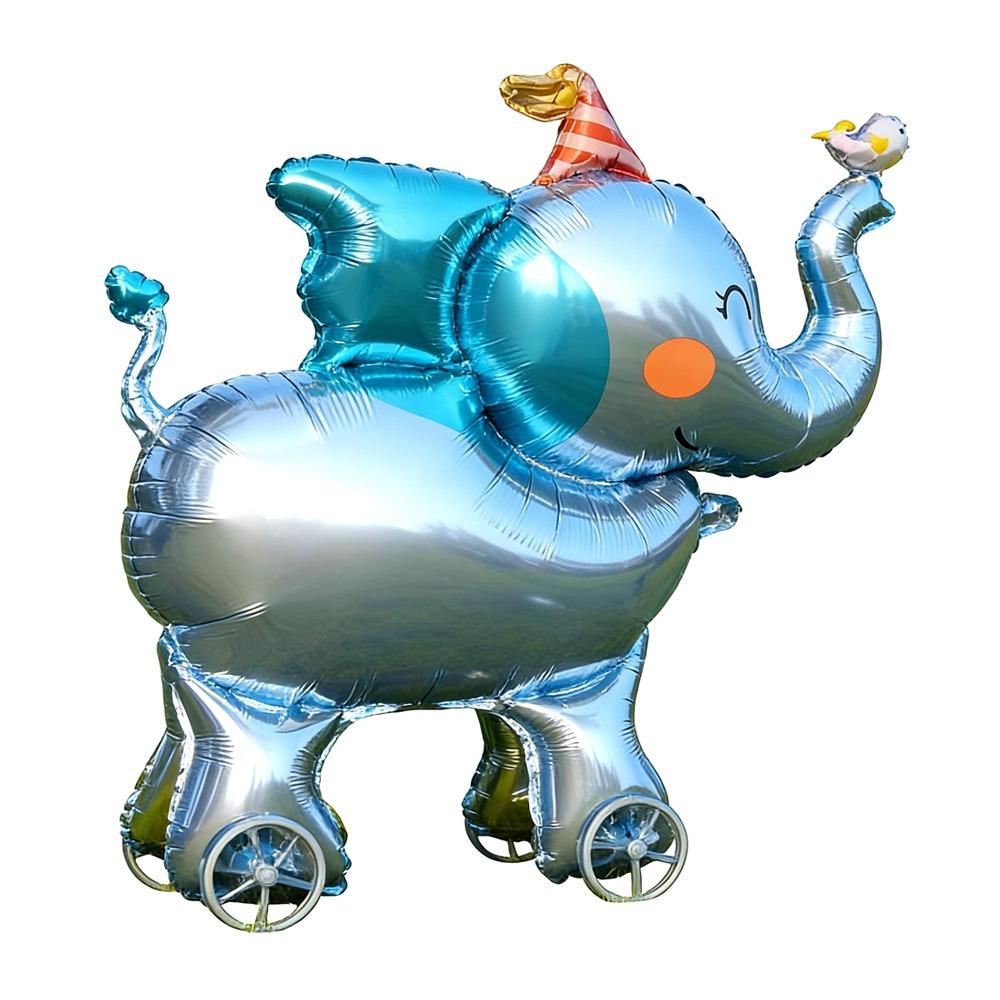 Алюминиевые фольгированные шары Мультяшный дизайн Шары с животными Шары-жирафы Стоячие шары Тема джунглей