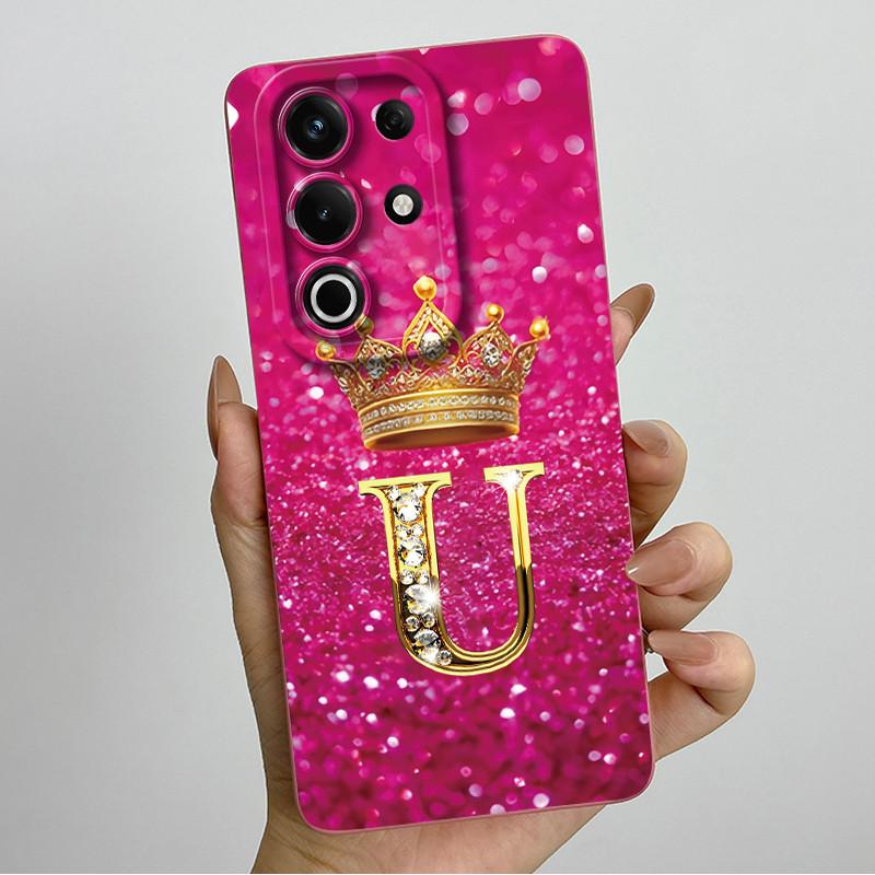 Чехол для itel S25 Ultra S686LN Роскошные Буквы Короны Матовый Мягкий Силикон Защитная Задняя Крышка для ItelS25 S 25 Ultra 5G Fundas