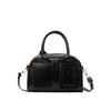 Pu Boston Bag For Women Small Crossbody Street Style With Zipper Closure