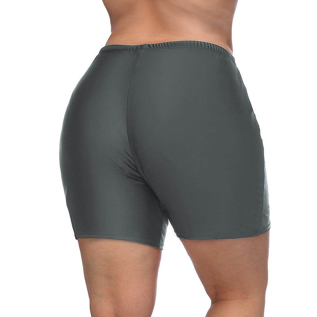 Charmleaks Женские плавки больших размеров с однотонным дном и высокой талией