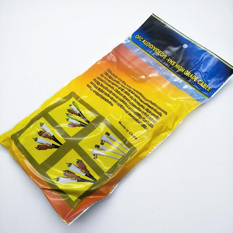 1.5m 3-to-3 RCA Audio-Video Cable Set: 6-Head Lotus DVD/AV Cable for Set-Top Boxes