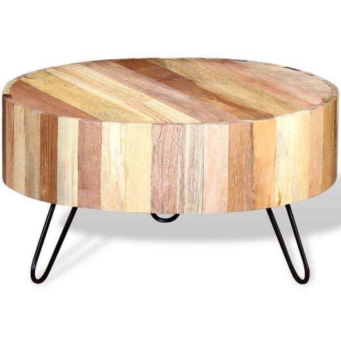 VidaXL Coffee Table Solid Reclaimed Wood