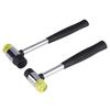 Double Face Plastic Hand Rubber Hammer Leather Tool(25mm   30mm)