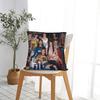 Katseye Kpop Style Square Pillow Case Polyester Throw Pillow Korean Style Novelty Cushion Covers