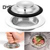 Stainless Steel Kitchen Sink Strainer Anti-blocking Hair Catcher Sink Garbage Disposal Drain Stopper Bathroom Bathtub Shower Drain Floor Filter