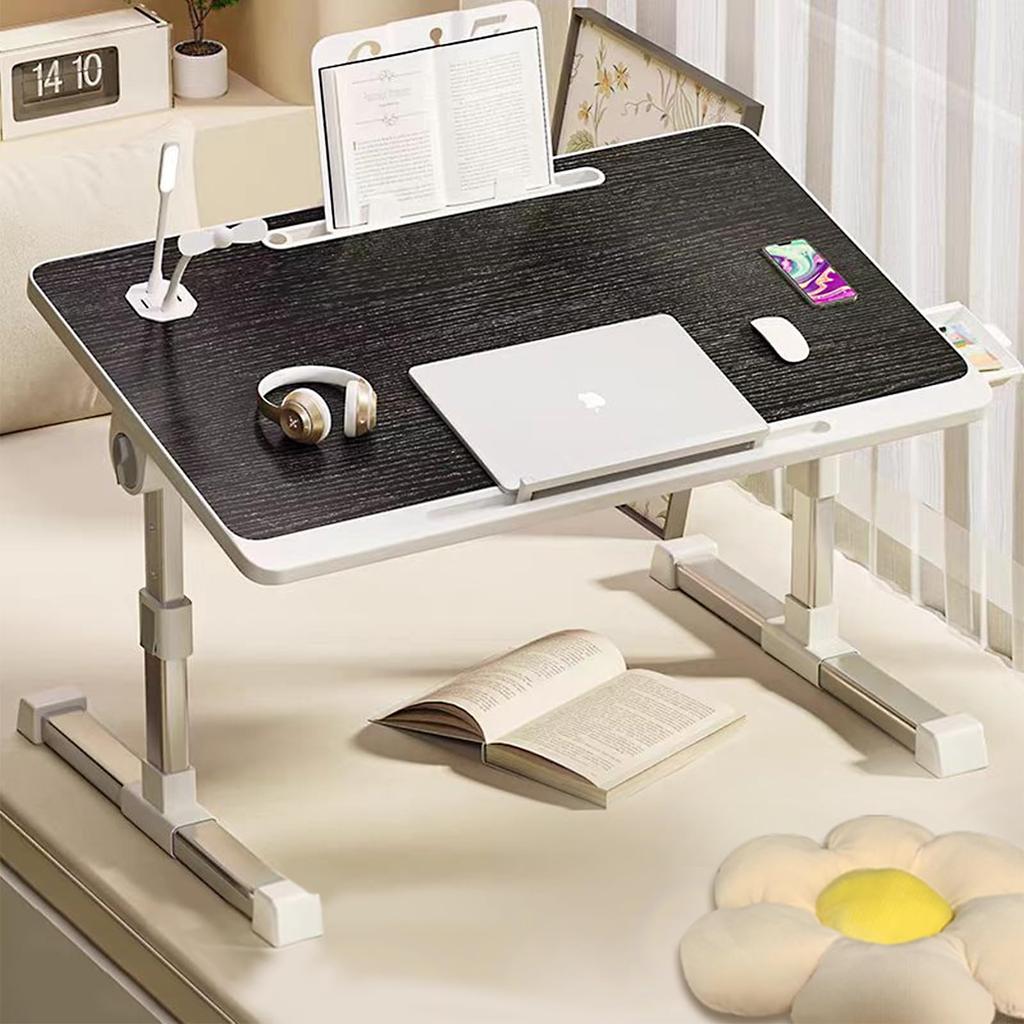 Folding Coffee Bedside Laptop Knee Folding Chabudai Mini Study Lap Table for Single PC Adjustable Dining Lightweight, Table, Table, Multifunctional,