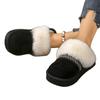 The New Style of Shoes Features Thick-soled Snow Boots with Fleece Toe Caps and Women's Thickened Warm Cotton Shoes