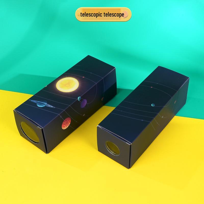 Монокулярный телескоп Бумажный поделочный DIY-набор для детского сада Научные проекты – Образовательная игрушка STEAM