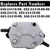 6A0-24410-00 6A0-24410 Топливный насос Для лодочных моторов Yamaha 25 л.с. 30 л.с. 40 л.с. 50 л.с. 55 л.с. 60 л.с. 75 л.с. 90 л.с. 2-тактные 692-24410-00 663-24410-00